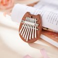 thumbnail image 3 of Mini portátil de 8 teclas Sapele Plate Kalimba Beginners Thumb Piano Mbira (Cat) Likrtyny Para estrenar, 3 of 8