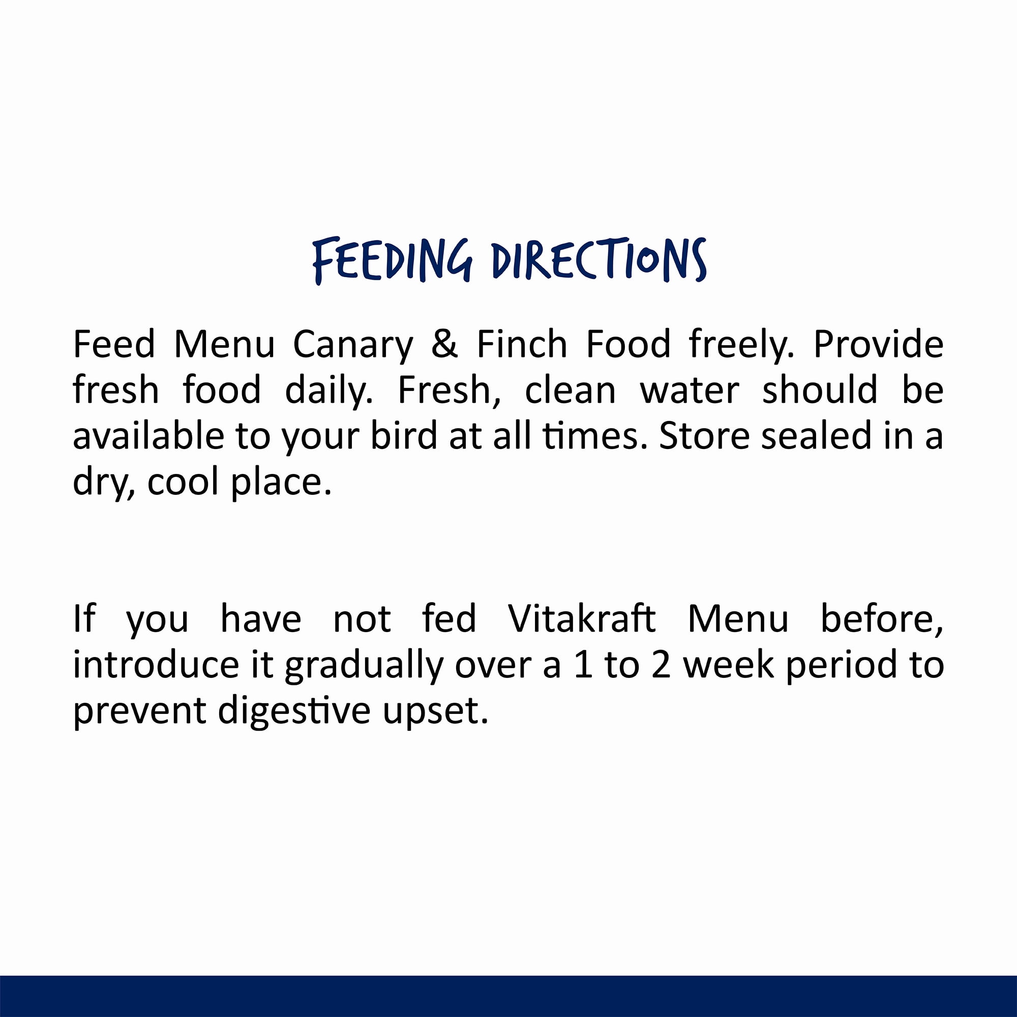 (2 pack) Vitakraft Menu Premium Canary and Finch Food - Vitamin-Fortified - Daily Food for Small Pet Birds