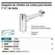 thumbnail image 2 of Cespol Lavabo Sin Contra Foset T.cilind Laton Satinado CE-212N, 2 of 2