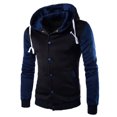 thumbnail image 1 of DPTALR Veste Décontractée pour Hommes Veste à Simple Boutonnage pour Extérieur Uniforme de Baseball, 1 of 4