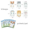 thumbnail image 2 of Wrapables Baby Animals Sticky Notes, Adhesive Memo Notepads for Home, Office, Work (Set of 6), 2 of 6