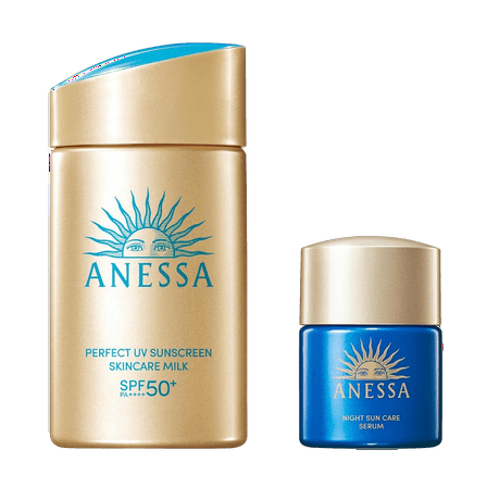 ShiseidoAnessa Perfect UV Sunscreen Skincare Milk SPF50  PA     Trial Set B - 2 pcs