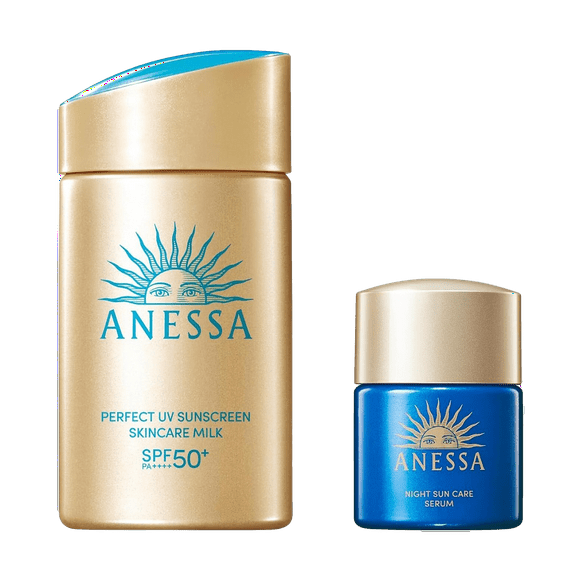 ShiseidoAnessa Perfect UV Sunscreen Skincare Milk SPF50 PA Trial Set B - 2 pcs