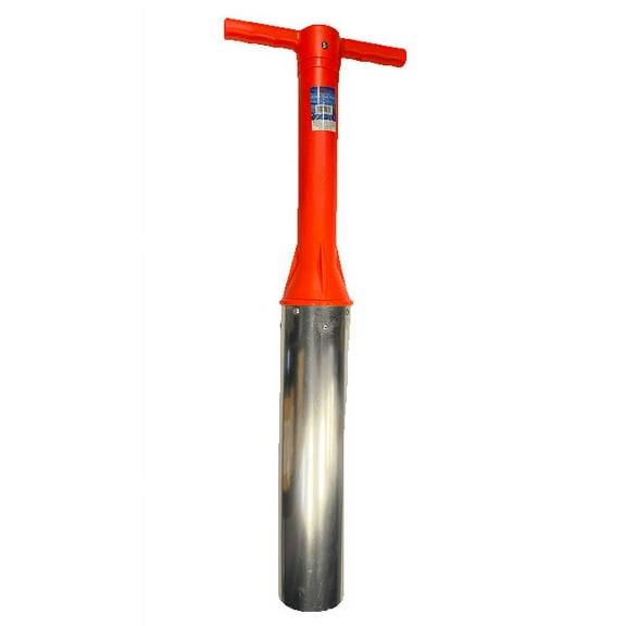 Beau Mac Pro Series Clam Gun 5X37 Orange/Stainless BEAU19234