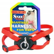 Coastal Pet Size Right Adjustable Cat Harness, Red