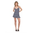 thumbnail image 3 of Forever 21 Women’s Sleeveless Drop Waist Mini Dress with Ruffle Details, Flowy Skirt and Casual Everyday Silhouette for Warm Weather Wear, XS-XL, 3 of 4