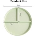 thumbnail image 2 of Portion Control Plates, Adult Portion Plates, Round Bariatric Dinner Plates for Adults, Dishwasher Safe, 2 of 5