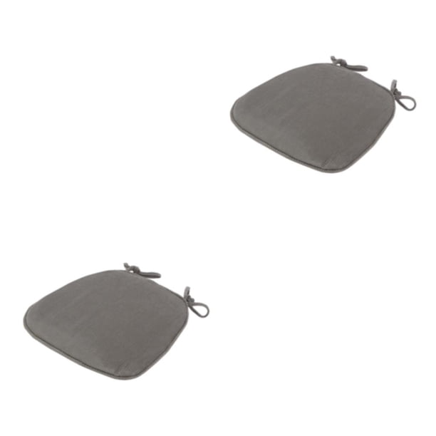 Bewildely Cojín para Silla Alta Resiliencia - Extra Grueso Indeformable Fijado a Sillas Esponja Alta Densidad Extra Largo Gris (43x41x35cm) Gris (43x41x35cm) 2Conjunto