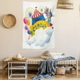 thumbnail image 2 of Circus Decor Wall Hanging Tapestry, Illustration of a circus above the clouds fireworks entertainer comedian, Bedroom Living Room Dorm Accessories, 40 X 60 Inches, by Ambesonne, 2 of 5