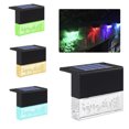 thumbnail image 1 of Muyoka Luces solares de cubierta para exteriores, luces solares para escalones, luces solares LED impermeables para escaleras, escalones, cercas, patios, patios y caminos al aire libre Muyoka Hogar, 1 of 7