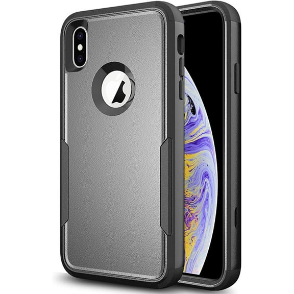 Phone Case Compatible With Apple Iphone X & Iphone Xs ,  Shockproof Heavy Duty Armor Protective Phone Cases Hard Rugged Bumper Cover for Apple Iphone X / XS
