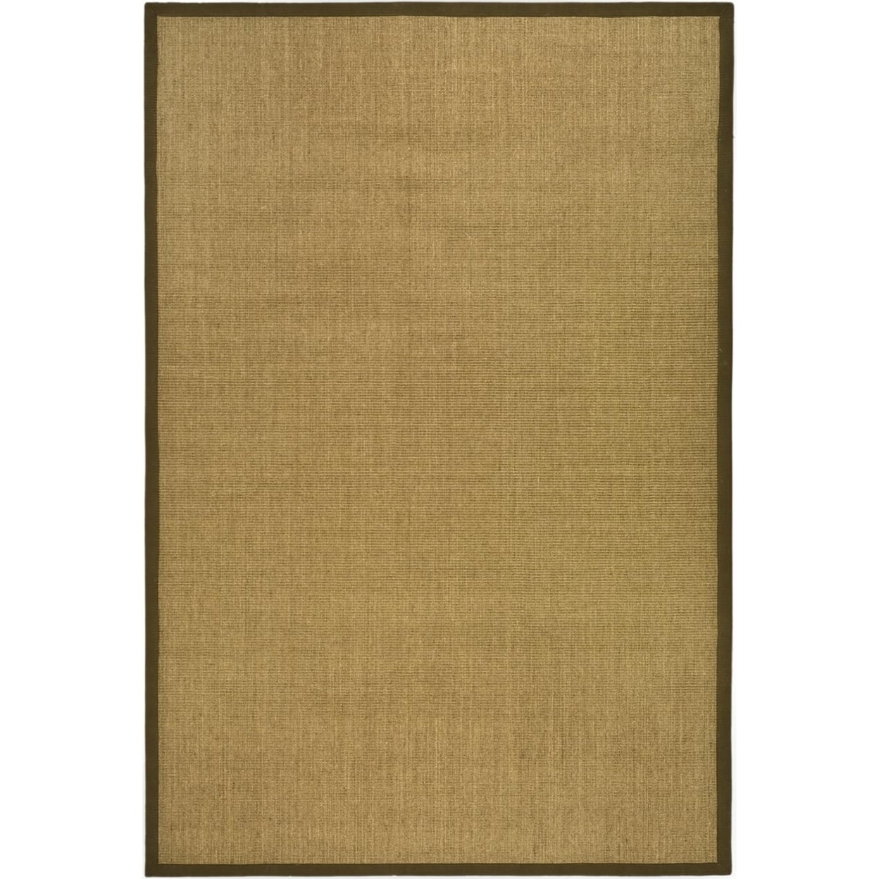SAFAVIEH Natural Fiber Forrester Border Sisal Area Rug, Brown, 8' x 10'
