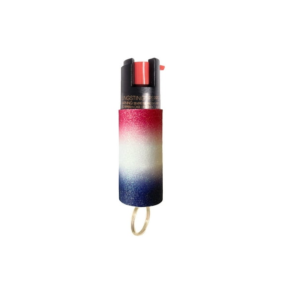 BLINGSTING Essentials Pepper Spray with Key Ring, Miss USA, .5 oz, 1 Count, 1 in x 1 in x 3 in