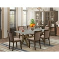 thumbnail image 2 of X797MZ748-7 7Pc Kitchen Set - Rectangular Table and 6 Parson Chairs - Multi-Color Color, 2 of 2