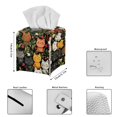 thumbnail image 3 of Psesaysky Tissue Box Cover, Cute Cats Floral Square Tissue Box Holder with Bottom Belt - Waterproof PU Leather Decorative Organizer for Tabletop, Bathroom, Car, Office, 3 of 7