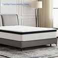 thumbnail image 7 of Memory Foam Mattresses 12 Inch Full Size Pocketed Coil Mattress - Medium Firm, Spinal Support & Pressure Relief, Multi-Layer Gel Memory Foam & Anti-Slip Base, Motion Isolation, Ships Compressed,Hybri, 7 of 7