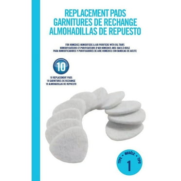 HoMedics Replacement Microfiber Essential Oil Aroma Pad -Works with Homedics Humidifiers and Air Purifiers with Oil Tray, Renew and Refresh Your Air