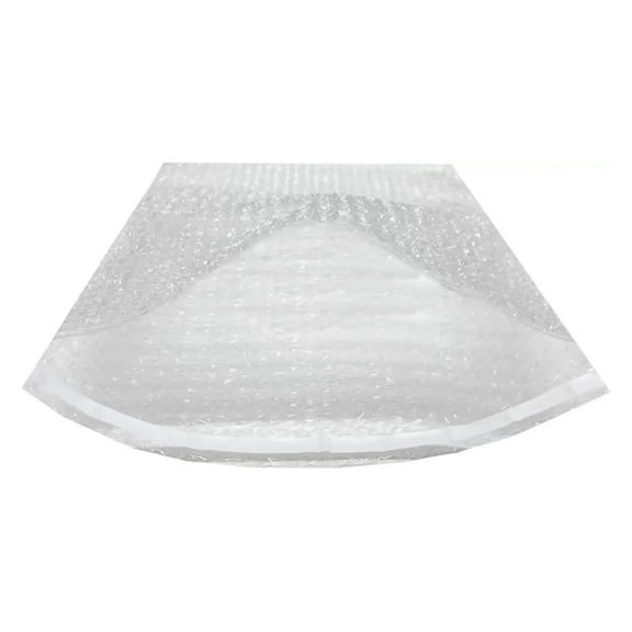 Bubble Pouches 12x15.5 - 100 Pack Clear Self Seal Bubble Wrap Bags for Cushioning, Shipping, Packaging - 3/16" Bubble - Recyclable