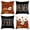 Black, variant on Sm:)e Black Boo Spooky Ghost Pumpkin Halloween Pillow Covers 18x18 Inch Set of 2, Cushion Covers for Sofa Home Decor
