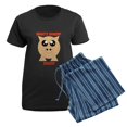 thumbnail image 5 of CafePress - What's Shakin' Bacon Women's Dark Pajamas - Women's Short Sleeve Print T-Shirt and Pants Dark Cotton Pajama Set, 5 of 7