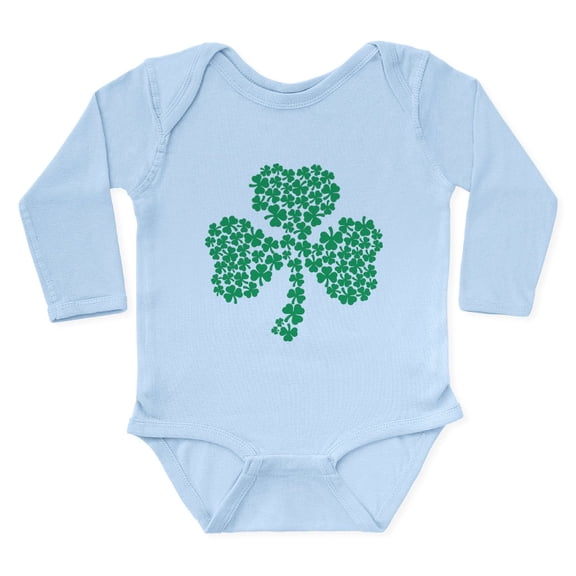 CafePress - Shamrock Of Shamrocks Long Sleeve Infant Bodysuit - Long Sleeve Cotton Baby Bodysuit