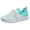 Light Blue, variant on Vedolay Sneakers Women Women's Casual Shoes Fashion Solid Color Square Toe Summer Slip-On Sneakers, 8