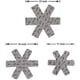 thumbnail image 2 of Protección de sartenes, protector de sartenes 4PCS, resistencia al calor, protección antideslizante para apilar sartenes, ollas y tazones Adepaton WMXL-308-2, 2 of 6