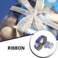 thumbnail image 4 of Naiovety 1 rollo de cinta navideña recortable, reemplazo temático de Navidad, fiesta familiar, festival, fiestas, cintas decorativas, Kits de decoración para fiestas Azul, 4 of 6