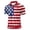 Red, variant on BUWTTED Mens Slim Fit T Shirts Festive Graphic Short Sleeve Polo Shirts Golf Sports Summer Casual Tops Red L