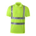 thumbnail image 2 of Safety T Shirt Quick Drying Reflective Construction Shirts for Work Road Men L, 2 of 8