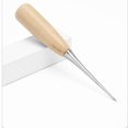thumbnail image 4 of Solid Wood Handle Awl For Shoemaking Leather Crafting And Projects With Ground Tip 5, 4 of 5
