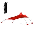 thumbnail image 1 of Tente de Plage Abri Solaire avec Sacs de Sable pour Camping Pêche Randonnée, 1 of 8