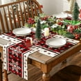 thumbnail image 7 of Xuniizn Christmas Placemats - 12x18" Winter Snowflake Christmas Table Mats for Holiday Party, Kitchen & Dining Room, Christmas Table Decor, Christmas Decorations for Home, 7 of 7