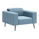 thumbnail image 1 of Sillon Kessa Muebles Milan Azul, 1 of 10
