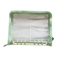 thumbnail image 5 of yuksok Jewelry Storage Book Gift Portable Dustproof Transparent Jewelry Storage Bag green, 5 of 9