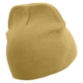 thumbnail image 3 of Golf Sport Flag Embroidered 8 inch Acrylic Short Beanie - Khaki OSFM, 3 of 5