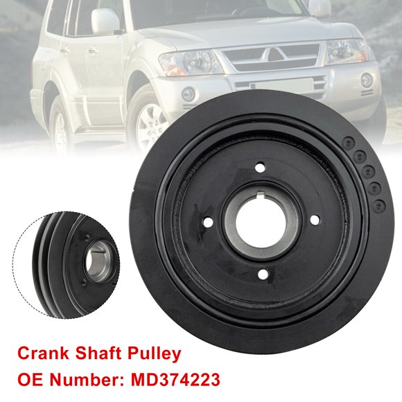 Poulie de Manivelle MD374223 pour Mitsubishi L200 Shogun Sport 2.5 TD 4D56 Diesel