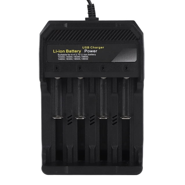 Bay Battery Charger,18650 Battery Charger Independent Bay Universal Smart Battery Charger Bay Li Ion Battery Charger Built to Last