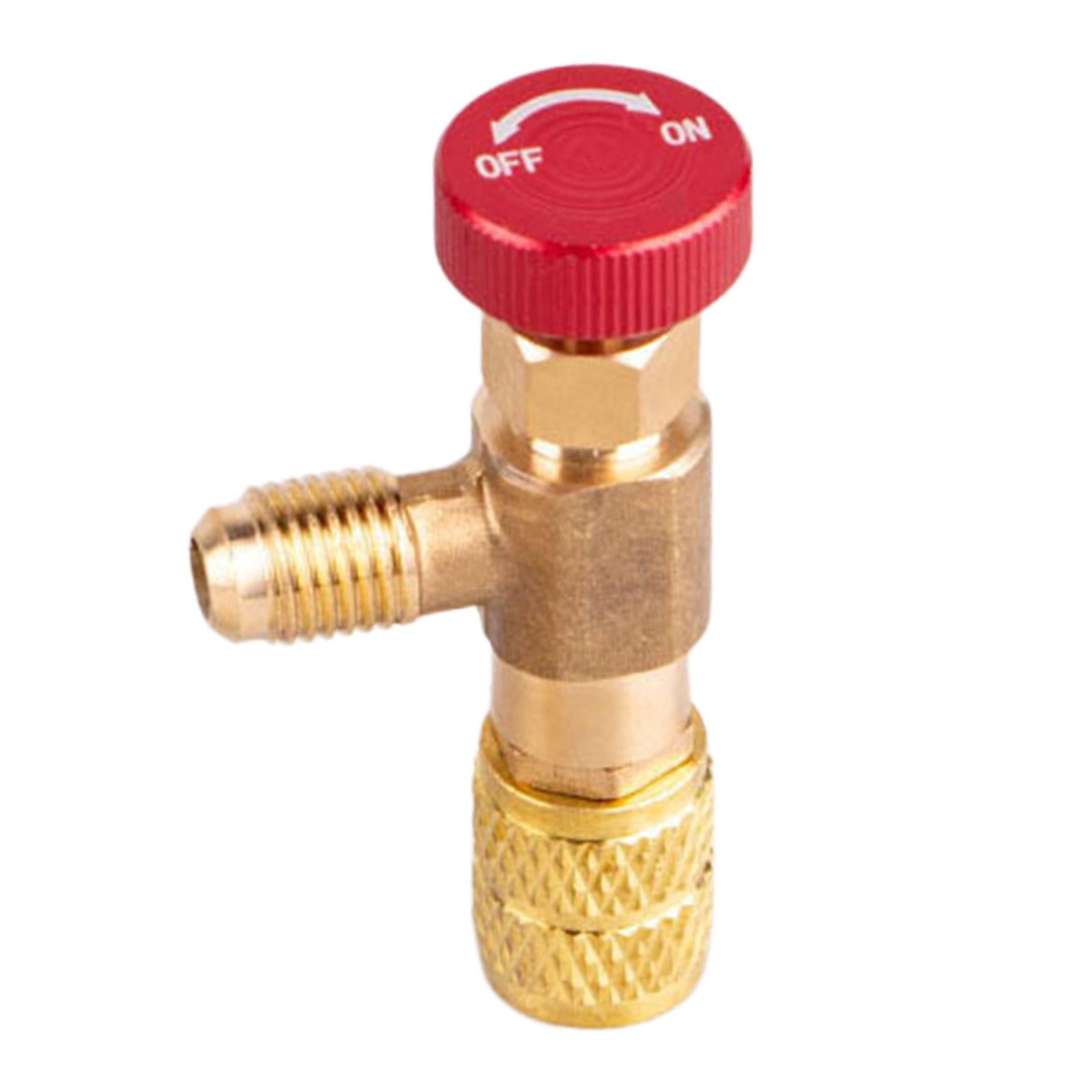 Refrigeration Charging Adapter Flow Control Ball Refrigeration Tool