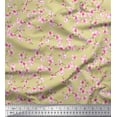 thumbnail image 1 of Soimoi Polyester Crepe Fabric Blossom Floral Printed Fabric 1 Yard 42 Inch Wide, 1 of 3