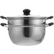 thumbnail image 1 of 1 por ciento Pan de leche Vapero de acero inoxidable Sopa de acero inoxidable Soutpot, 1 of 7