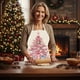 thumbnail image 5 of Seyotauo Christmas Aprons Christmas Kitchen Aprons with Adjustable Neck Strap Snowman, Elk, Santa Claus,Christmas Tree Christmas Cooking Aprons Funny Holiday Aprons for Women Men, 5 of 6
