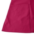thumbnail image 6 of Womens Pants Short-sleeved V-neck Solid Color Pocket Trousers Loose-fitting Scrubs Set for Women Pink L, 6 of 9