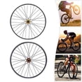 thumbnail image 2 of 27.5" Mountain Bike Wheelset,Aluminum Alloy Rim Disc Brake MTB Wheelset Quick Release Front+Rear Wheels Bike Wheels,for Cassette Bicycle Wheelset, 2 of 7