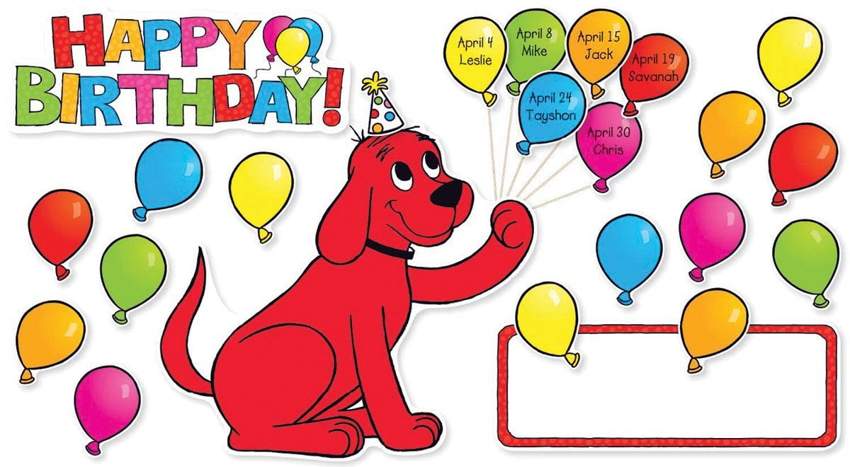 Classroom Resources Clifford Birthday Bulletin Board (SC581919), 40