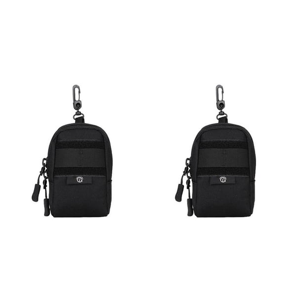 Advancent Bolsa adjunta Bolsa al aire libre Impermeable Equipo de viaje Teléfono Paquete de accesorios multifunción Accesorios de escalada Negro Negro 2piezas Advancent CBP391504