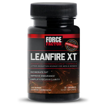 Force Factor LeanFire métabolisme XT Booster pilules de perte de poids 30 Ct