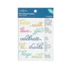 Hello Hobby Celebration Words, Metal Dies for Cardmaking, for All Occasions, 9 Pieces
