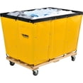 thumbnail image 2 of Global Industrial 20 Bushel, Yellow Vinyl Basket Bulk Truck, Unassembled, 2 of 7