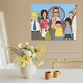 thumbnail image 4 of Bob's Burgers Family Cartoon Decorative Painting Canvas Wall Poster Art Picture Painting Hanging Picture Gift Living Room Posters Bedroom Painting Decor, 4 of 8